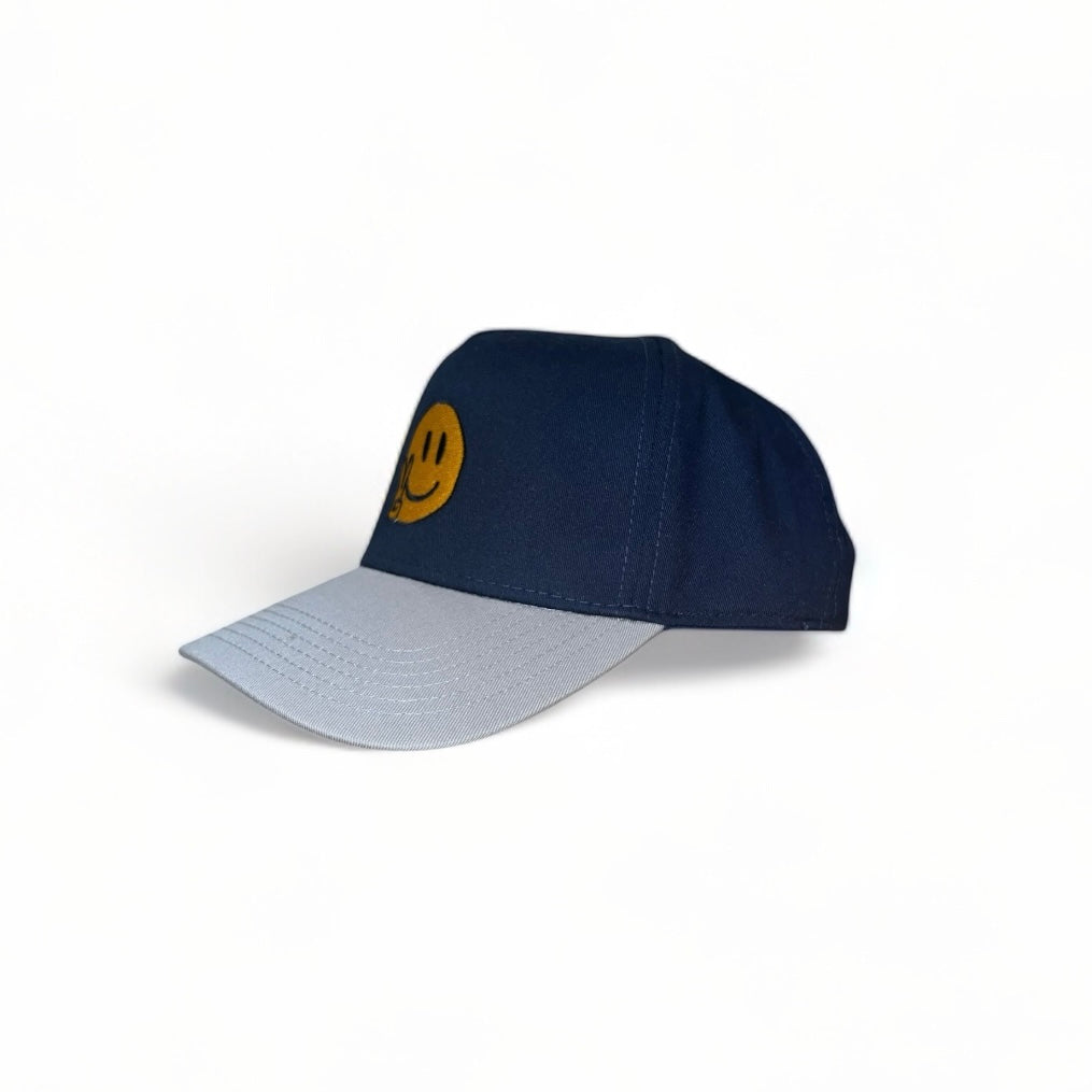 The Happy Hat - Navy/Gray