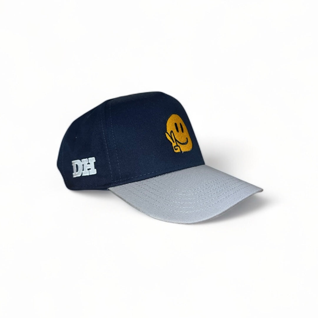 The Happy Hat - Navy/Gray