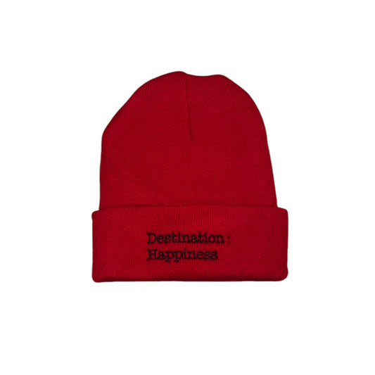 DH Beanie - Red/Black