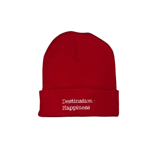 DH Beanie - Red/White